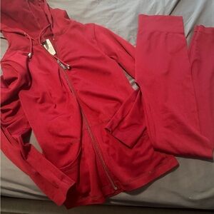 Burgundy activewear set
